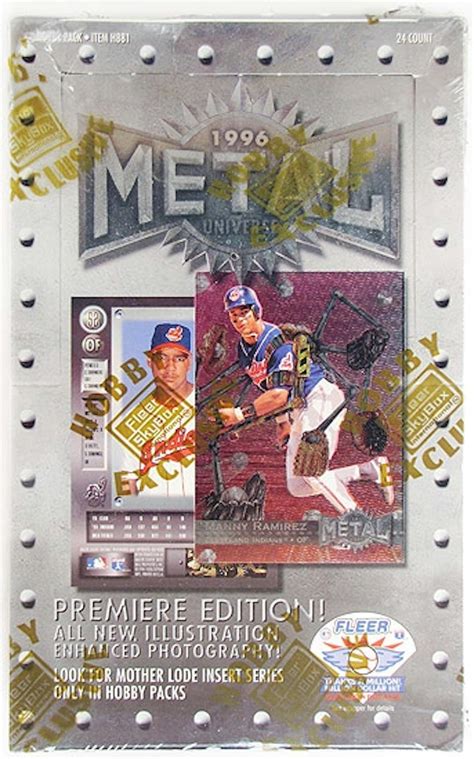 1996 metal universe box sale|1996 Metal Universe Baseball Hobby Box .